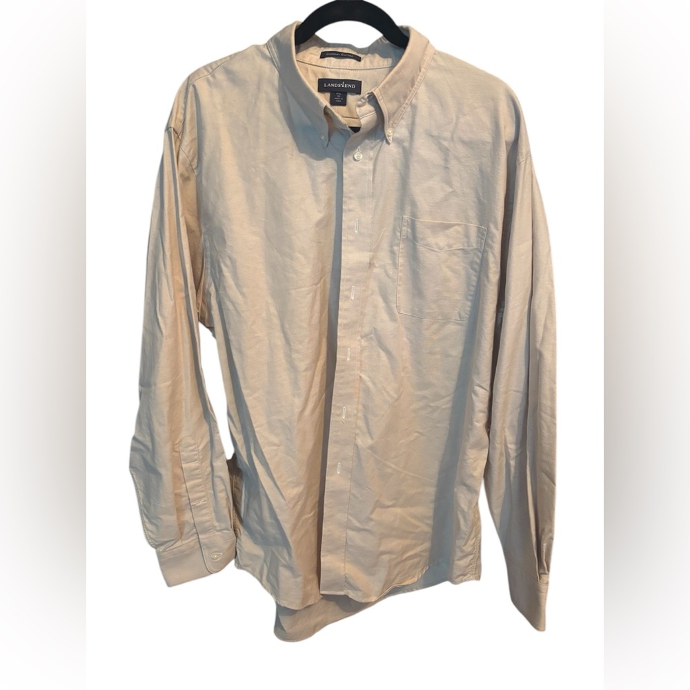 Lands End men’s button down, Original Oxford